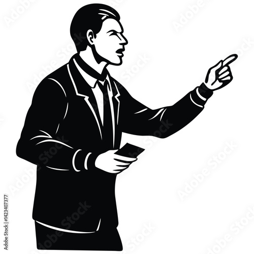 Soccer Coach Giving Instructions
