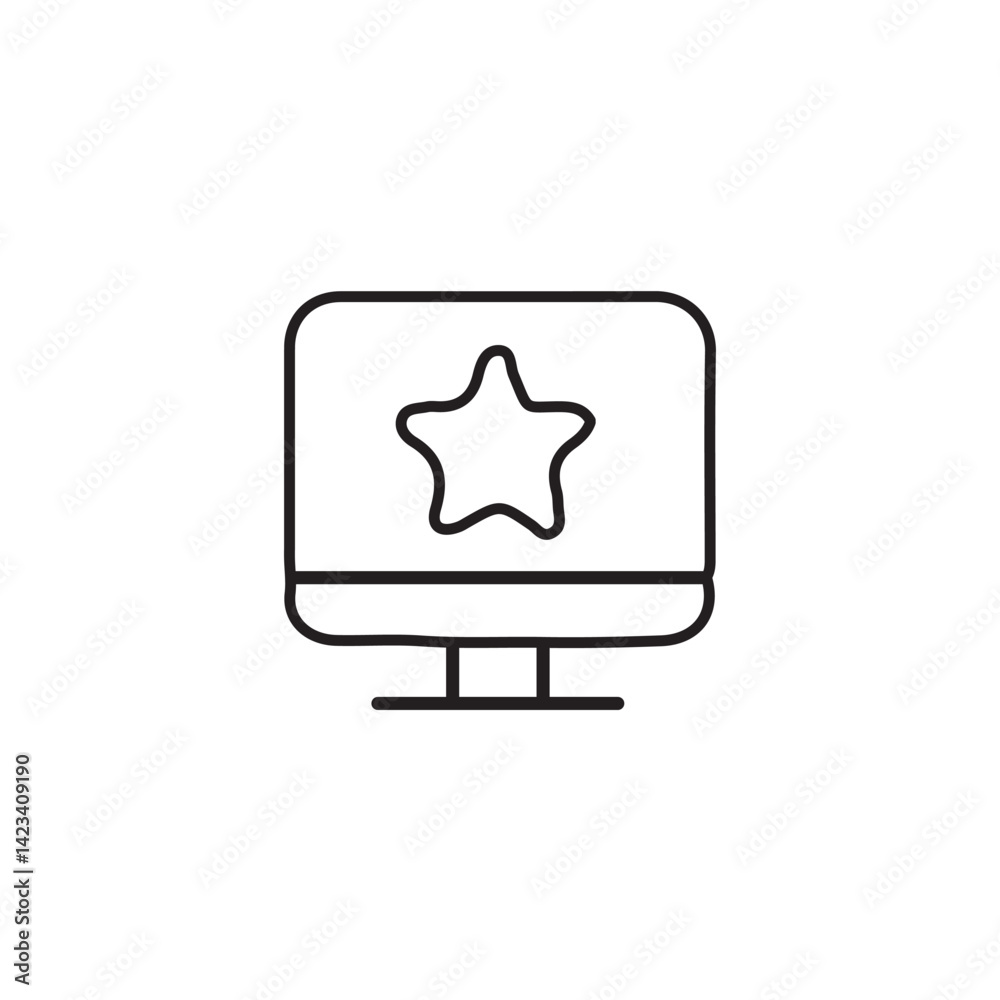 Fototapeta premium vector illustration of Benefits elements in one line style