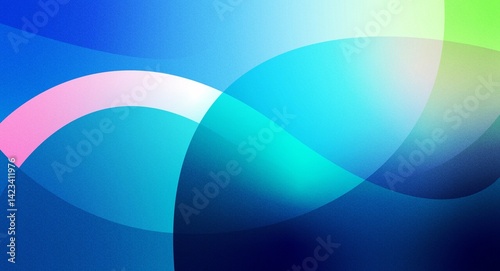Aqua Blue Light Stream Abstract Texture Background