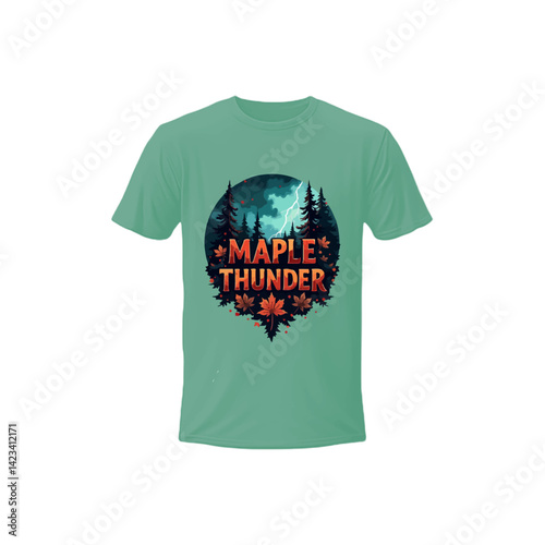 Maple Thunder T-shirt  Design