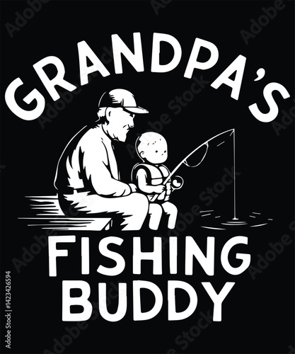 Grandpas Fishing Buddy(2) Graphic Design