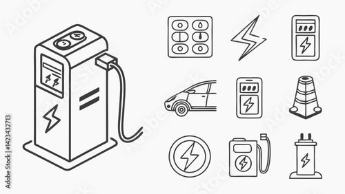 charging line icon set  set of 30 outline icons re (1).eps