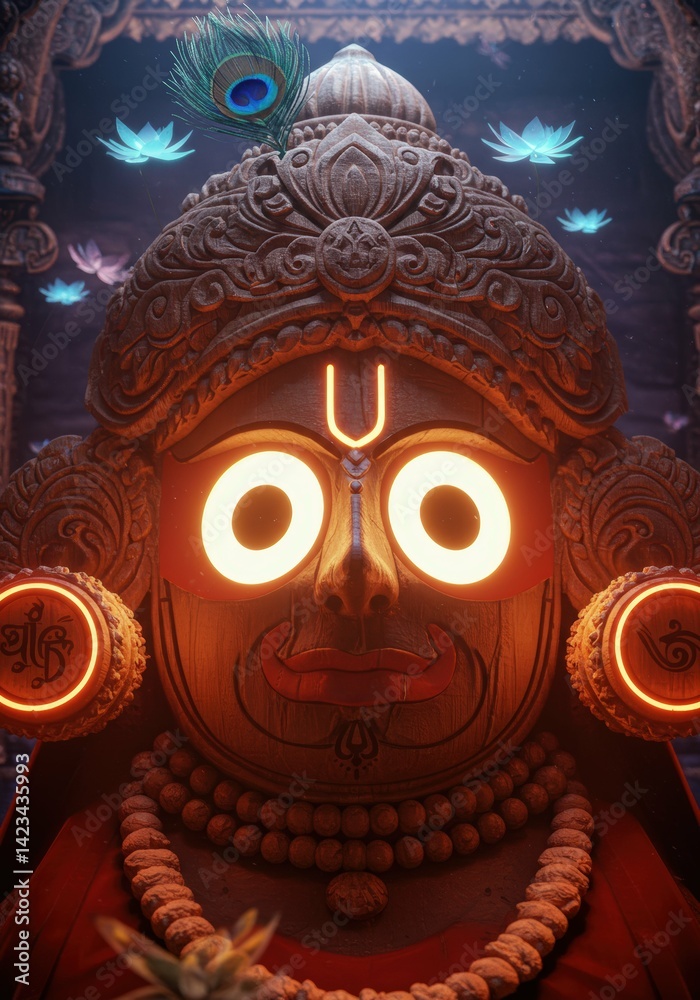 Fototapeta premium Lord Jagannath , Happy Rathyatra