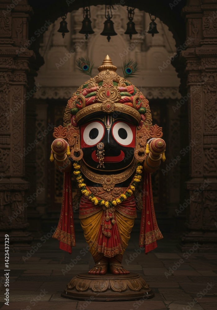 Fototapeta premium Lord Jagannath , Happy Rathyatra