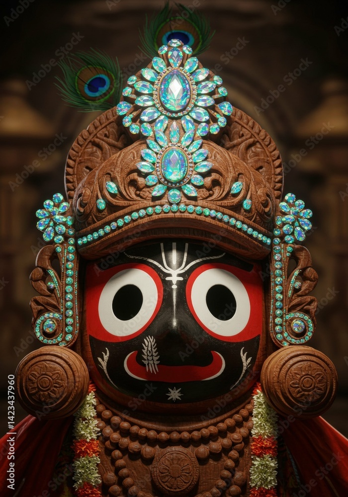 Fototapeta premium Lord Jagannath , Happy Rathyatra