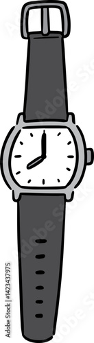 Illustration of wrist watch
