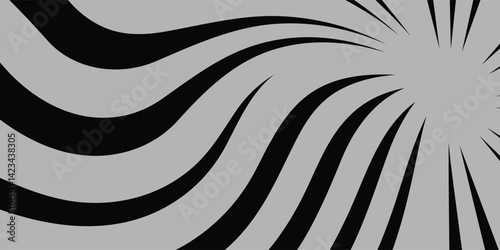 Background of comic book action lines. Speed lines Manga frame isolated on transparent background. Vector graphic design modern arts
