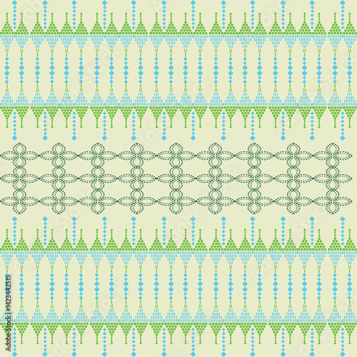 seamless pattern with fence