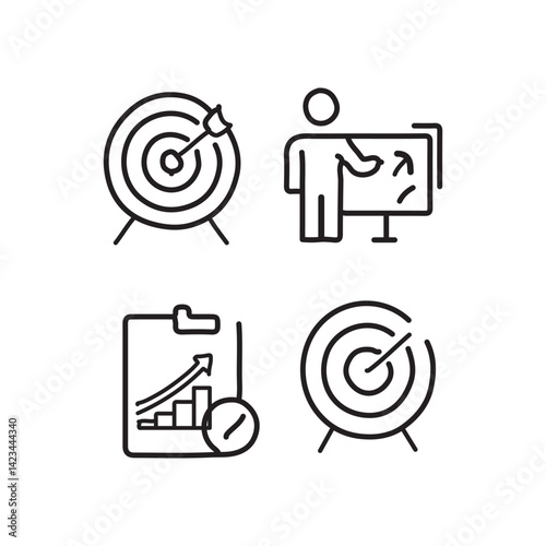 Attractive Hand Drawn Doodle Business Infographic Elements Vector Illustration