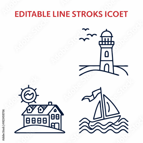 enhancement line editable icon set  editable strok (1).eps