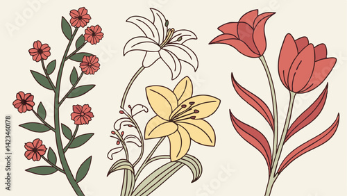 flower  rose  jasmine  frangipani  orchid  lily  g (1).eps