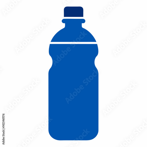 Water Bottle silhouette vector illustration
