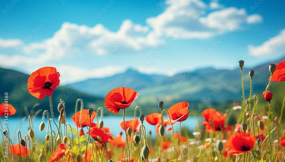 Obraz premium Beautiful spring landscape 