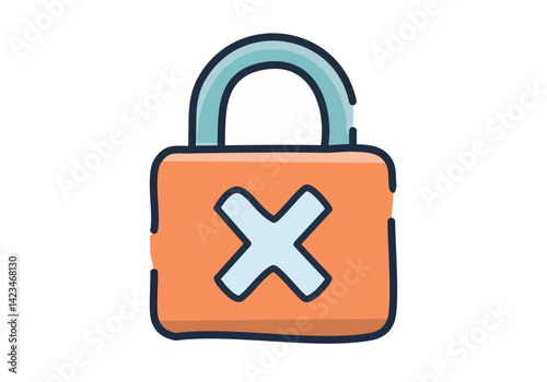 un cadenas orange 