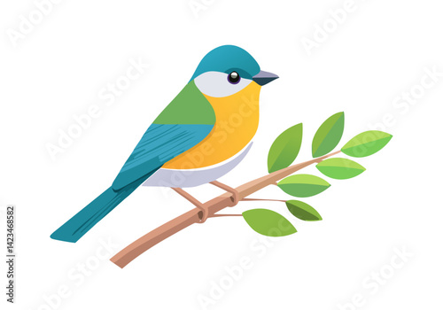 un oiseau sur une branche 