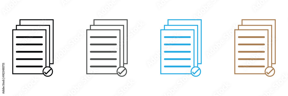 Document Approval Icon Perfect for Legal Services .Vector Illustration .EPS 10 . Document Approval Icon Perfect for Legal Services .Vector Illustration .EPS 10 .