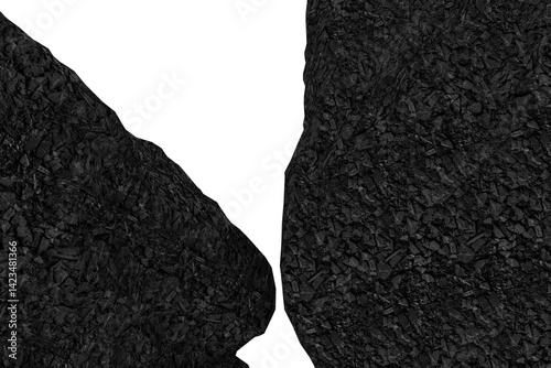 coal product showcase background, cosmetic, e commerce product stage coal