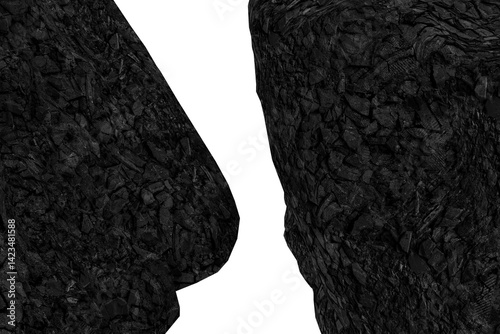 coal product showcase background, cosmetic, e commerce product stage coal