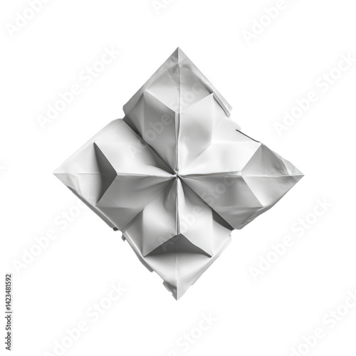 folded paper icon origami style, shadow detail, minimalist aesthetic, clean 