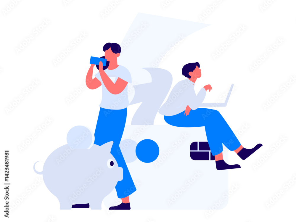 Internet financial management investment flat vector concept operation hand drawn illustration
Internet financial management investment flat vector concept operation hand drawn illustration
