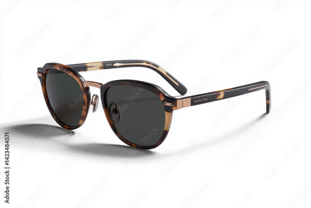 Designer sunglasses showcase studio setting product photography minimalist environment front angle view bold style statement for fashion enthusiasts