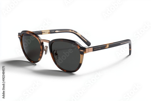 Obraz na płótnie Designer sunglasses showcase studio setting product photography minimalist environment front angle view bold style statement for fashion enthusiasts w salonie