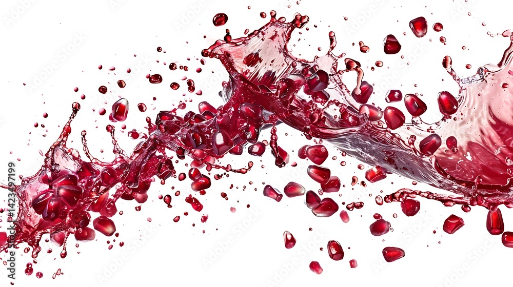 Red wine splash illustration with grunge texture and paint splatter Red wine splash illustration with grunge texture and paint splatter