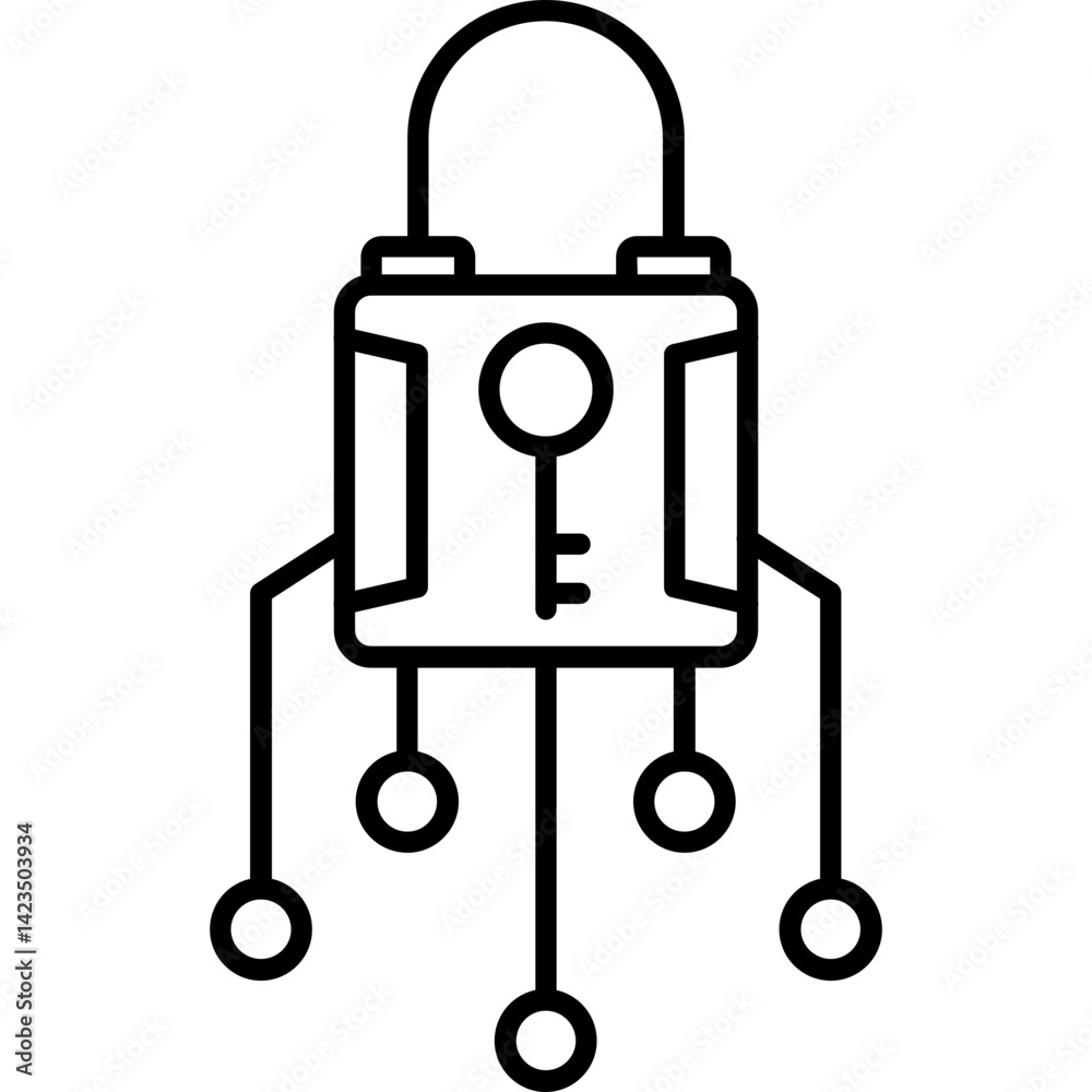 Encryption in Transit Icon Encryption in Transit Icon