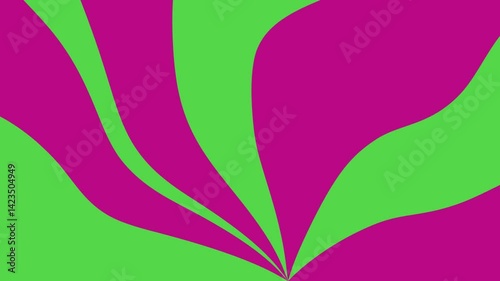 Abstract swirling pattern of vibrant pink and green colors creating a dynamic visual effect