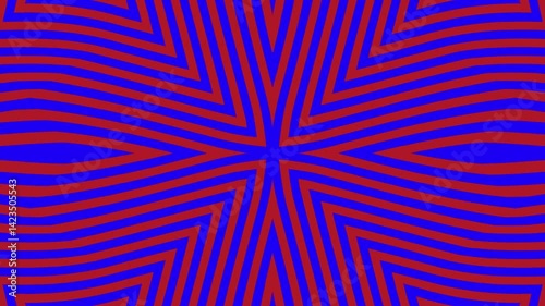 Abstract vibrant pattern with swirling lines creating a dynamic visual effect in vivid colors
