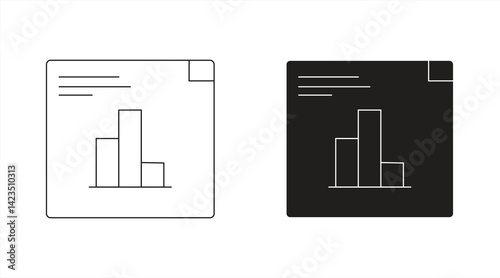 
Data Analysis Icon, Pixel Perfect Editable Stroke, For Mobile and Web, eps 10 on white background, vector illustration.