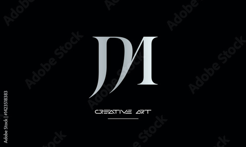 MJ, J,M ,M , J abstract letters logo monogram