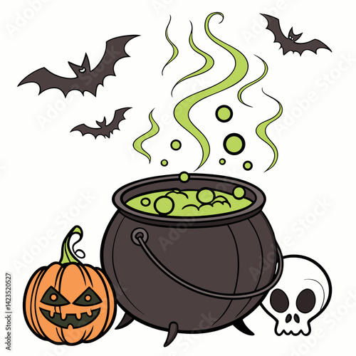 Witch’s brew  Halloween vector 