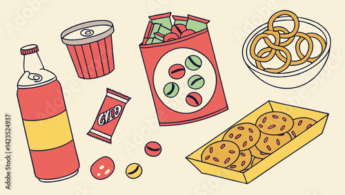 snacks in packages mega set elements in flat graph (1).eps