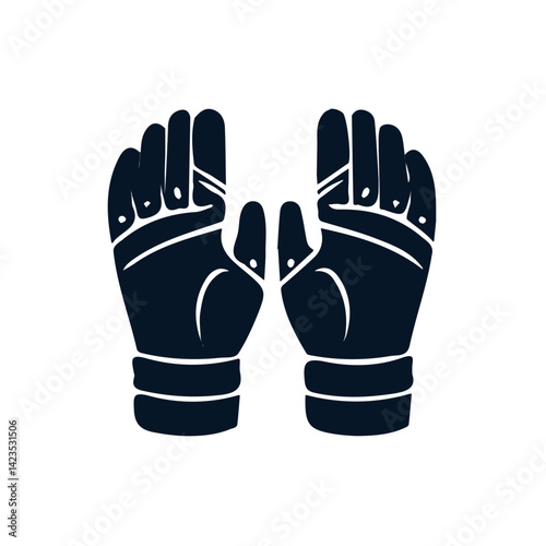My Simple flat 2D icon of a Collection of a sparring gloves isolated on a transparent background, vector, flat design, animation design, simple flat 2D icon, eps format