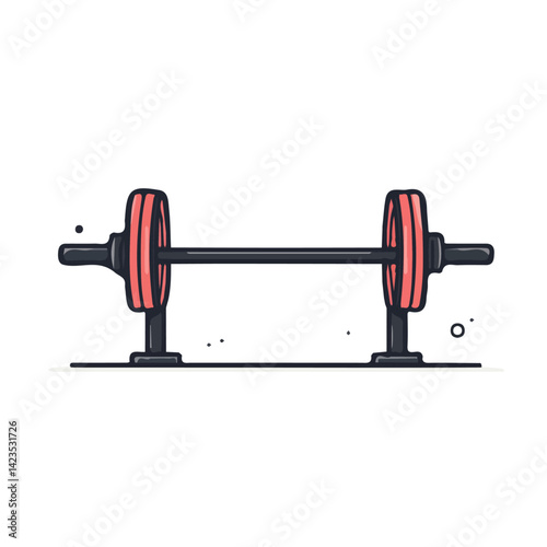 My Simple flat 2D icon of a Collection of street workout bar isolated on a transparent background, vector, flat design, animation design, simple flat 2D icon, eps format