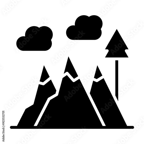Mountain Range Icon