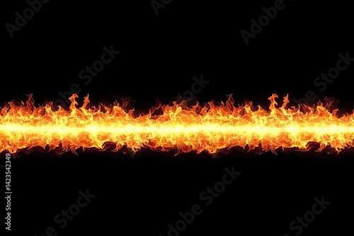 Horizontal line of fire