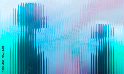 Vector Y2K Glass grainy Blurred black and white colors. Multicolored glass texture for banner, wallpaper, template, print.