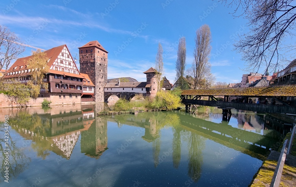 Nuremberg tour near the river
