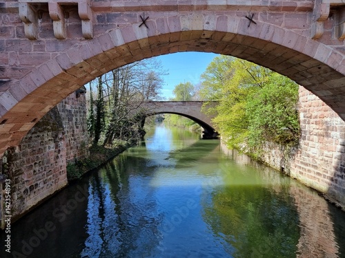 Obraz na płótnie River under the bridge w salonie