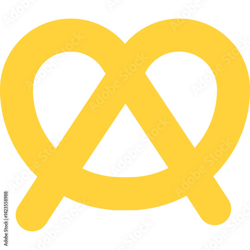 Pretzels icon vector illustration