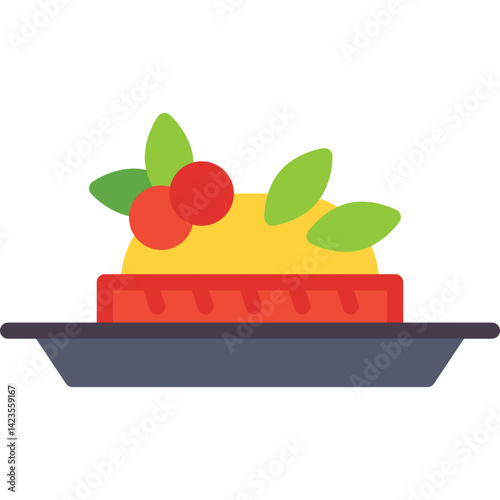 Bruschetta icon vector illustration