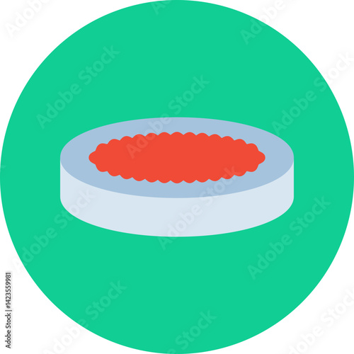 Creme Brulee icon vector illustration