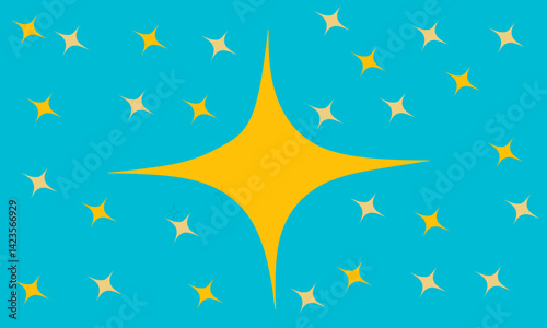 Star background vector 