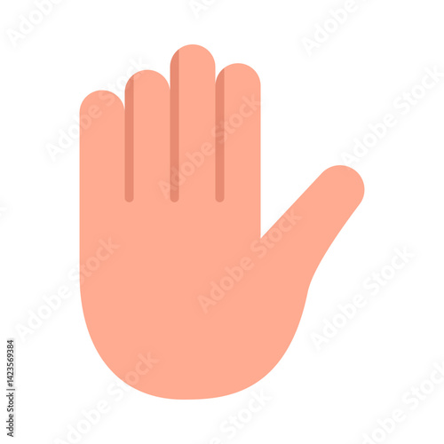 Hold On flat icon