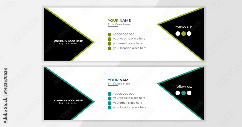 Modern and minimalist email signature ,email footer template,corporate email signature template design or business email signature with an author photo place modern and minimal layout. Modern and minimalist email signature ,email footer template,corporate email signature template design or business email signature with an author photo place modern and minimal layout.