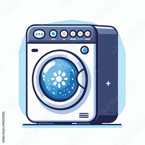 dryer, home, smart, electric, appliance, modern, machine, laundry, electronic, digital, household, line, tech, outline, washer, automatic, drying, connected, icon, equipment, lineal, smart appliances,
