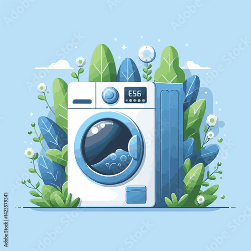 dryer, home, smart, electric, appliance, modern, machine, laundry, electronic, digital, household, line, tech, outline, washer, automatic, drying, connected, icon, equipment, lineal, smart appliances,
