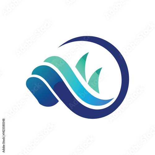 Innovative clean logo design for advanced sleep tracking technology aimed at improving rest and wellness